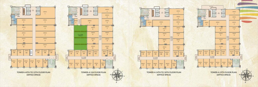 Spectrum Mall Office Space Floor Plan