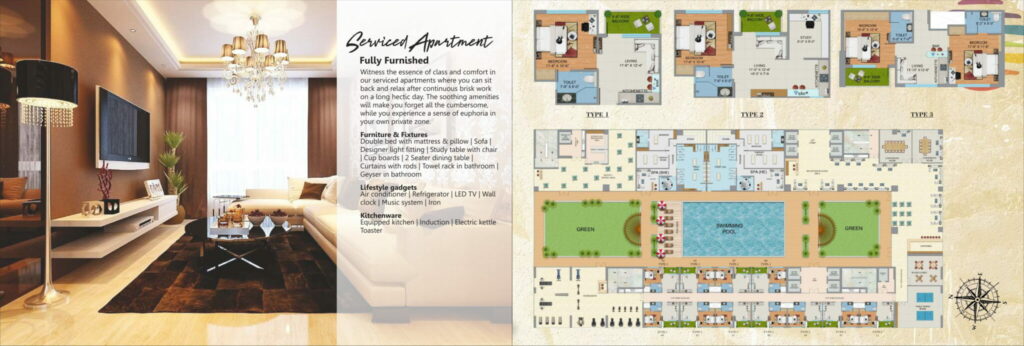 Spectrum Mall Service Apartment Floor Plan